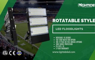 Lightide Rotatable LED Stadium Flood Lights 360w
