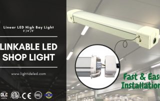 Lightide linkable led shop light_garage lights_high bay