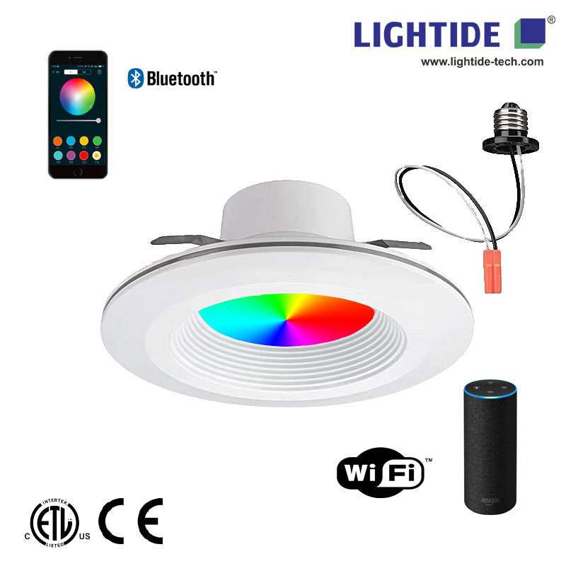 Lightide-ETL-RGBW-led-Down-lights-with-bluetooth-&-WIFI