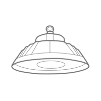 ufo led high bay light -BK