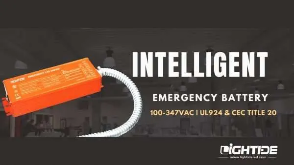 Lightide Intgelligent emergency UFO LED high bay lights-correct